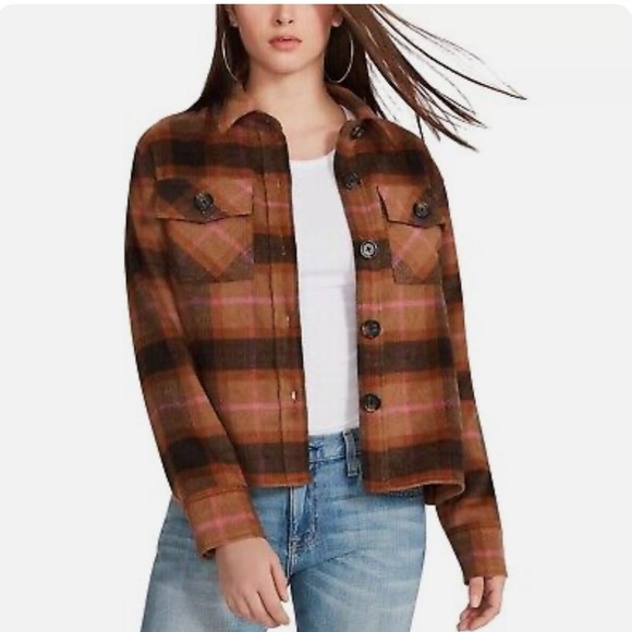BB Dakota by Steve Madden Jackets & Blazers - NWT BB Dakota Plaid Boxy Shacket